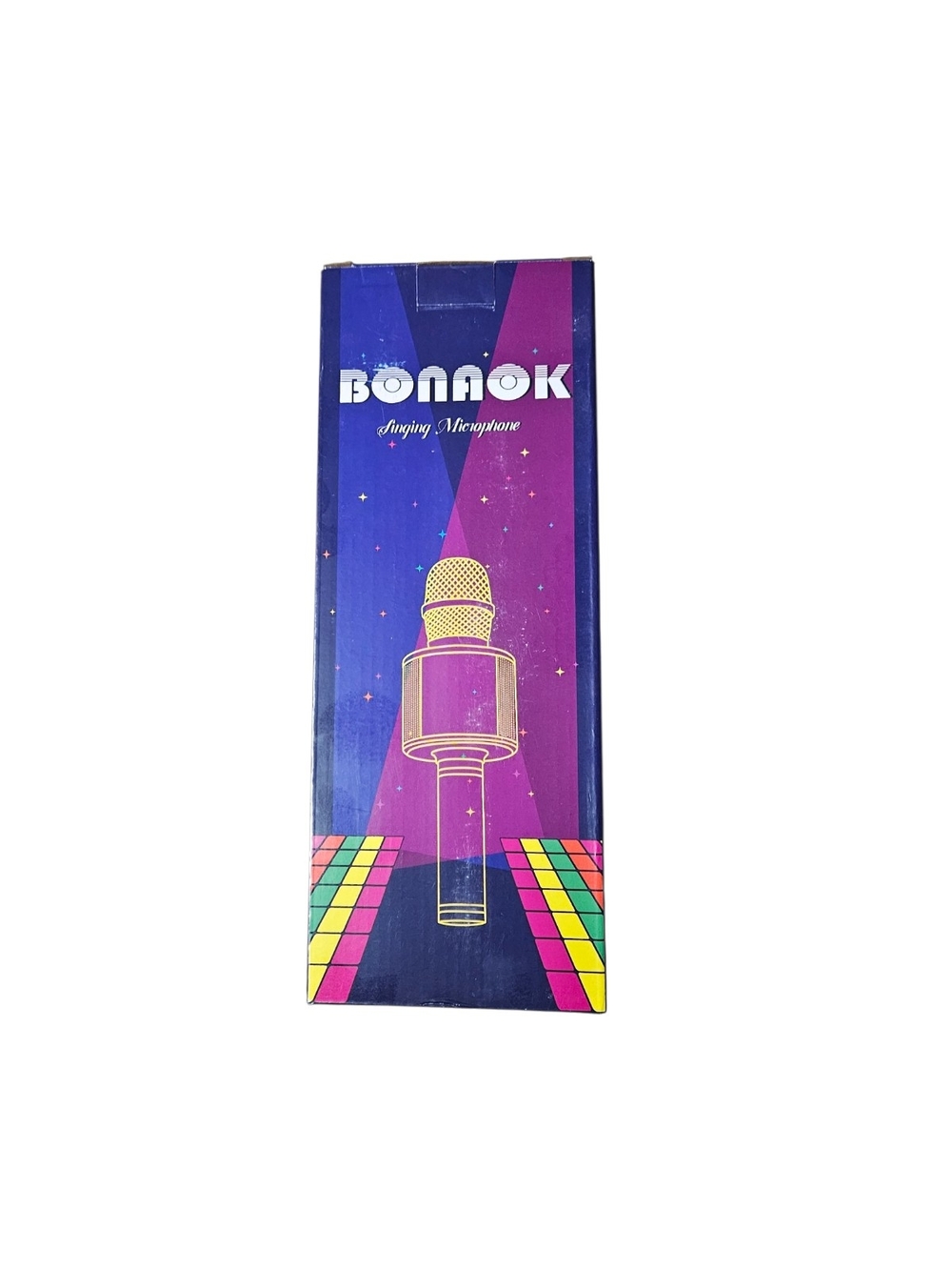 Black Wireless Bluetooth Karaoke Microphone with Built-in Speaker - Picture 4 of 9